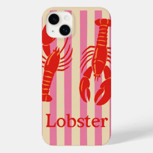 Hummer Pop Bold Krustentiere auf Candy-Streifen Case-Mate iPhone 14 Plus Hülle