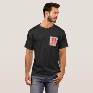 Hummer Pop Bold Krustentiere auf Candy-Streifen T-Shirt