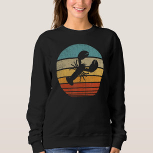Hummer Retro Vintager 60er 70er Sunset Sea Animal Sweatshirt
