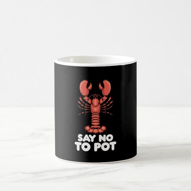 Hummer sagt Nein zum Topf Kaffeetasse (Mittel)