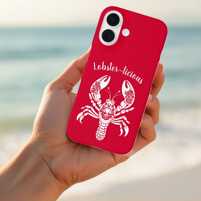 Hummer-Tropische Blume- Case-Mate iPhone Hülle (Lobster-Fisherman Core-Lobster-Licious Case-Mate iPhone Case )