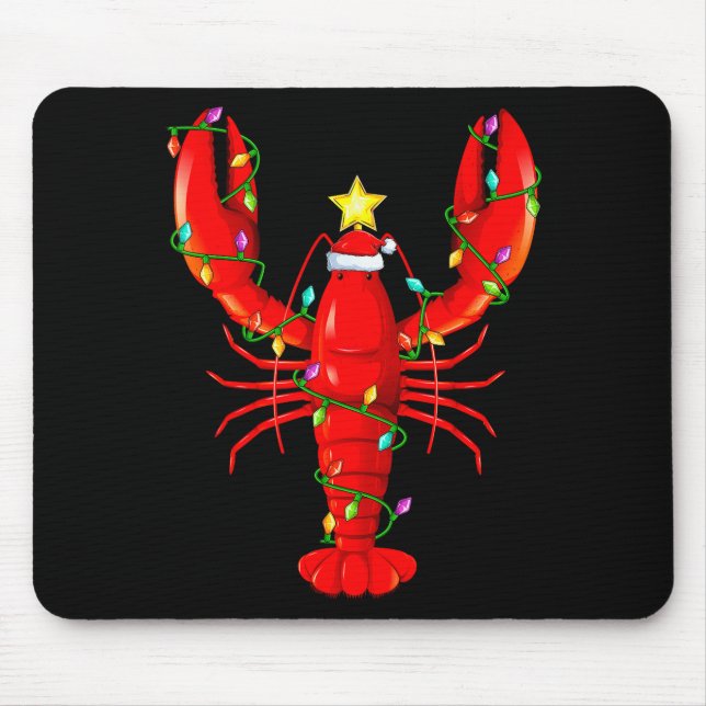 Hummer-Weihnachtsbaum-Beleuchtung passend zum Humm Mousepad (Vorne)