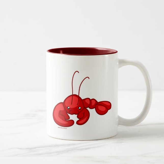 Hummer Zweifarbige Tasse (Rechts)