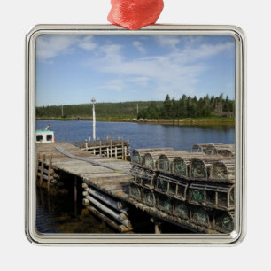 Hummerboat, Mushaboom, Nova Scotia, Kanada Ornament Aus Metall