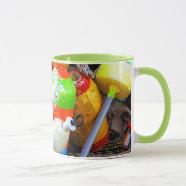 Hummerbojen im Bass Harbour Tasse (Rechts)