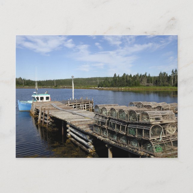 Hummerboot, Mushaboom, Nova Scotia, Kanada Postkarte (Vorderseite)