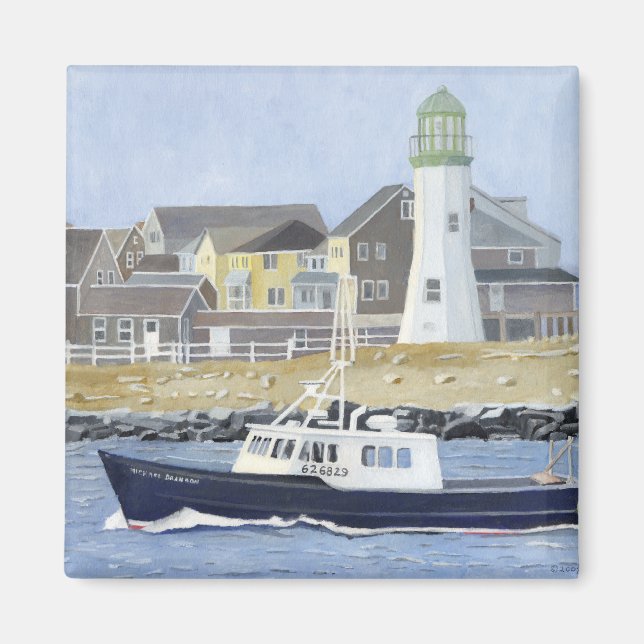 Hummerboot Scituate Harbour Magnet (Vorne)