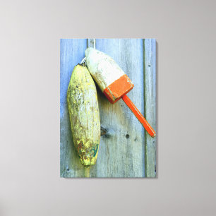 Hummerbüscheln aus Holz, in Leinwand verpackt