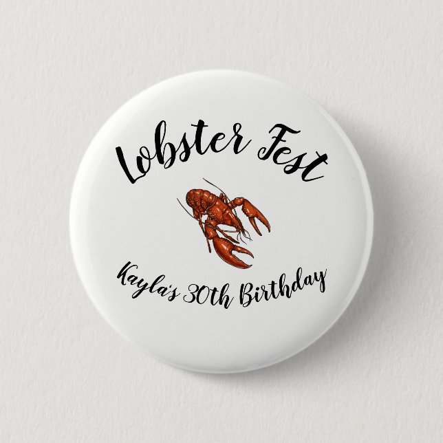 Hummerfest Button (Vorderseite)