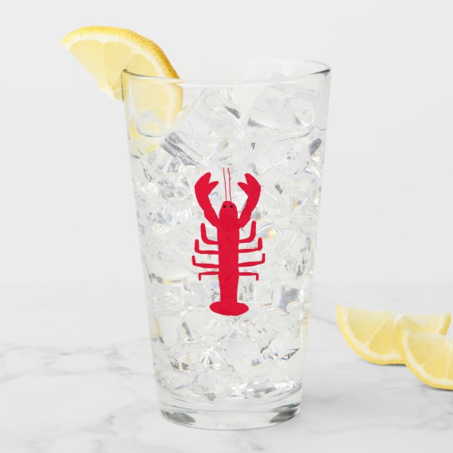 Hummerglas Glas (Vorderseite Ice)