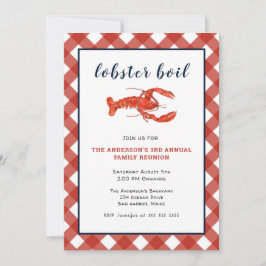 Hummerkohlfamilie Wiedersehen Einladung