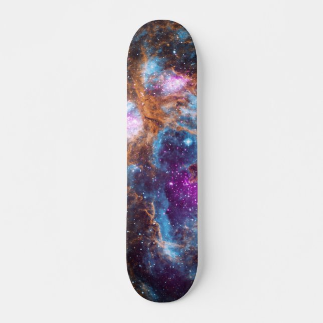 Hummernebel - kosmisches Winterwunderland Skateboard (Vorne)