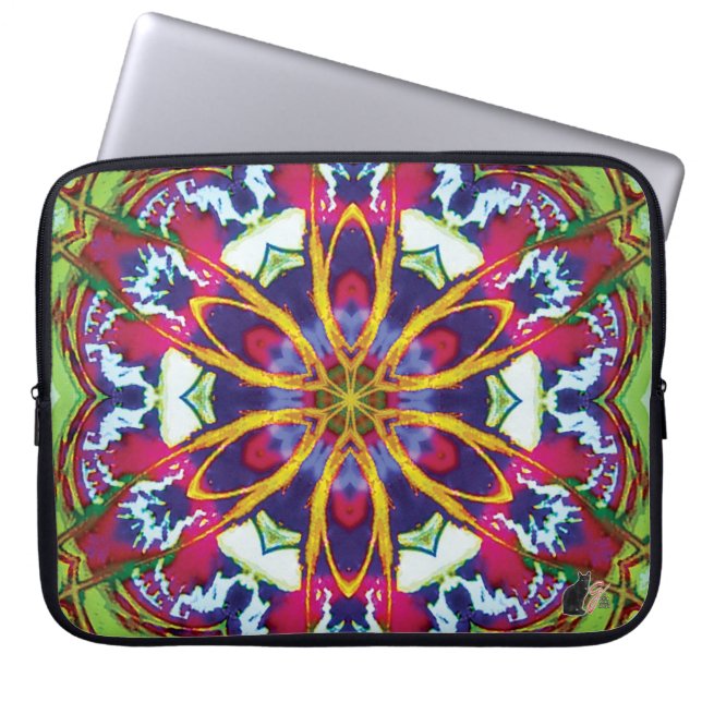 Hummers Kaleidoskop Laptop Sleeve (Vorderseite)
