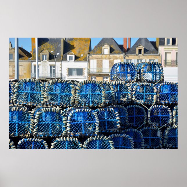 Hummertopf bei Le Croisic in Frankreich Poster (Vorne)