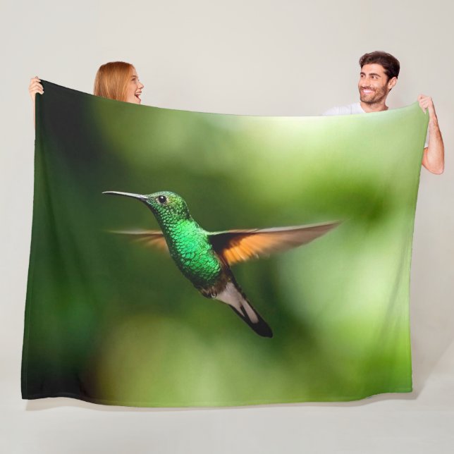 HUMMING BIRD FLEECEDECKE (Beispiel)