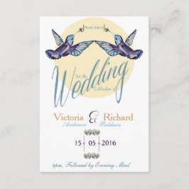 Humming Bird Hochzeitseinladung Einladung