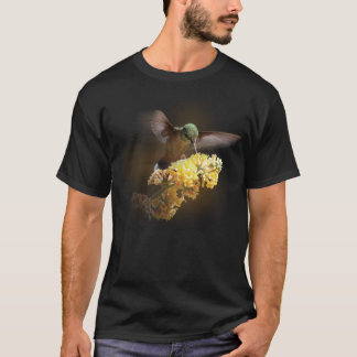 Humming Bird und Blume T-Shirt