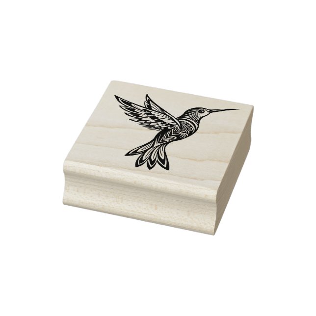 Humming Bird Wood Art Rubber Briefmarke Gummistempel (Stempel)