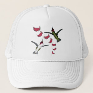 Humming Birds Grunge Herz mit Flügeln Truckerkappe