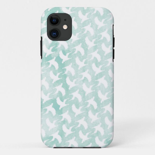 Humming Birds Pattern Case-Mate iPhone Hülle (Rückseite)
