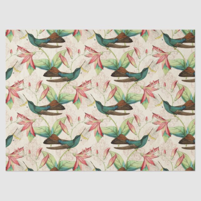Humming Birds Series Design 6 Seidenpapier (Vorderseite)
