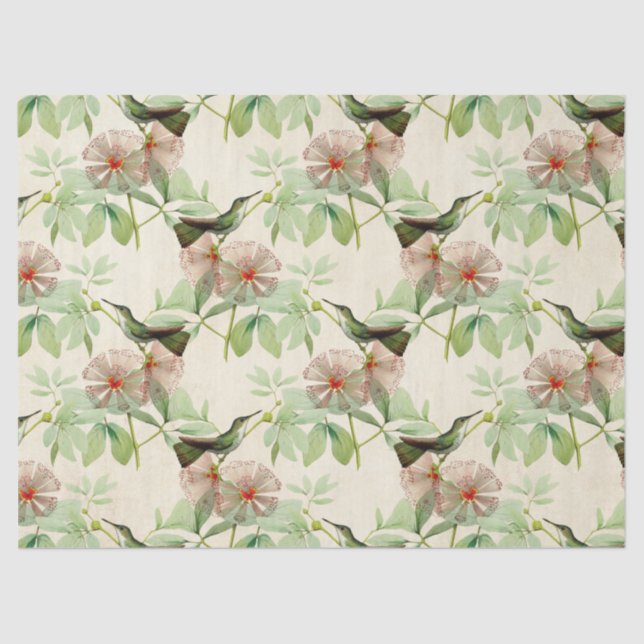 Humming Birds Series Design Five Seidenpapier (Vorderseite)