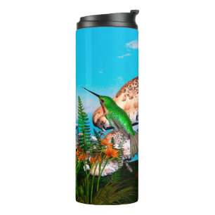 Humming Hideaway Nature Fantasy Thermosbecher