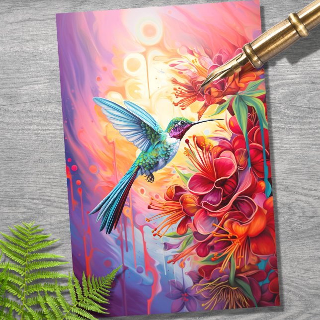 Hummingbird 1 Dekoupage Paper Seidenpapier (Von Creator hochgeladen)