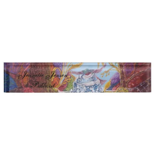 Hummingbird(2) Namensplakette (Vorderseite)