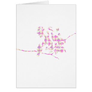 Hummingbird Abstrakt Pink