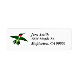 Hummingbird Address Labels