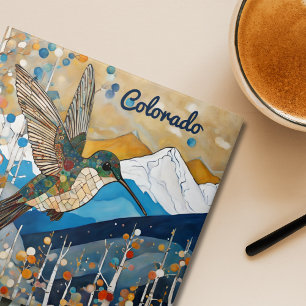 Hummingbird Art Nouveau Fliese