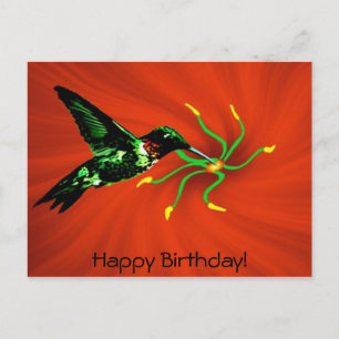 Hummingbird aus Heaven Birthday Card Postkarte