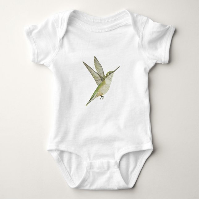 Hummingbird Baby Bodysuit Strampler (Vorderseite)