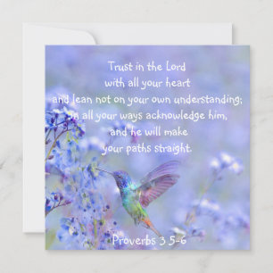 Hummingbird Bird Blue Garden Floral BibleScripte