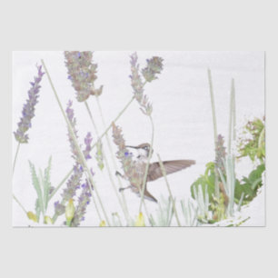 Hummingbird Bird Blume Seidenpapier