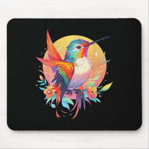 Hummingbird Bird Cartoon Bird Watchers Earth Day Mousepad