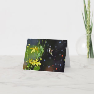 Hummingbird Blank Grußkarte Dankeskarte