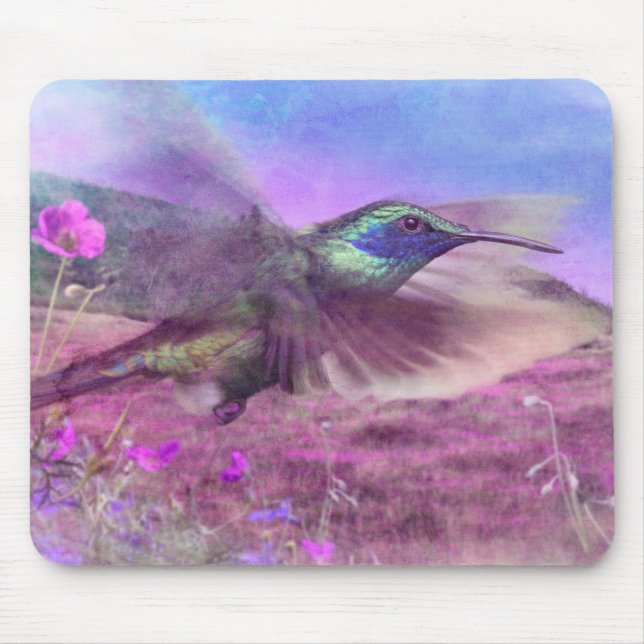 HUMMINGBIRD BLUME IN BLUME MOUSEPAD (Vorne)