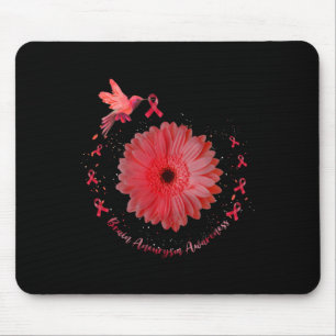Hummingbird Burgundy Sonnenblume Hirnaneurysm Awar Mousepad