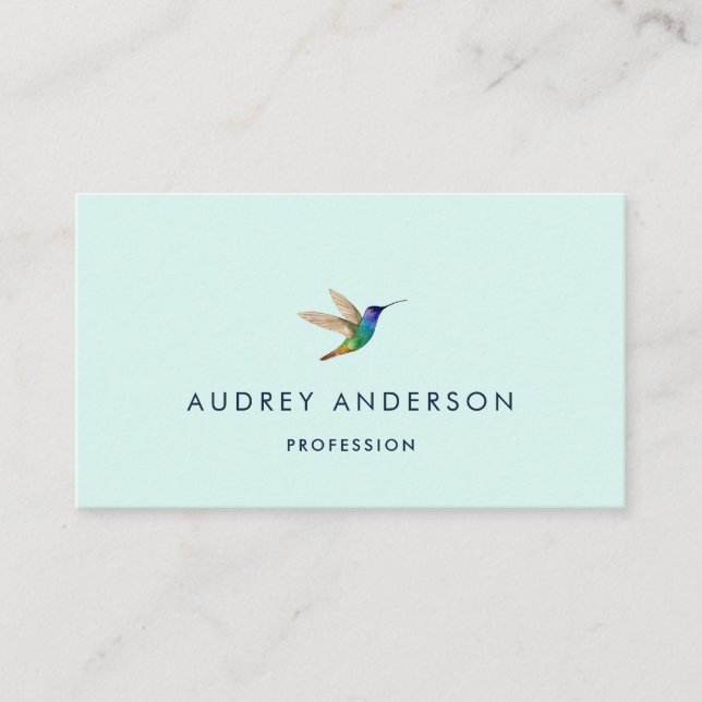 Hummingbird Business Card Visitenkarte (Vorderseite)