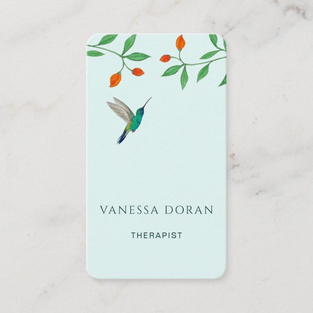 Hummingbird Business Card Visitenkarte (Vorderseite)