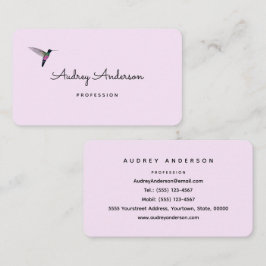Hummingbird Business Card Visitenkarte