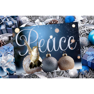 Hummingbird Christmas Card Karte