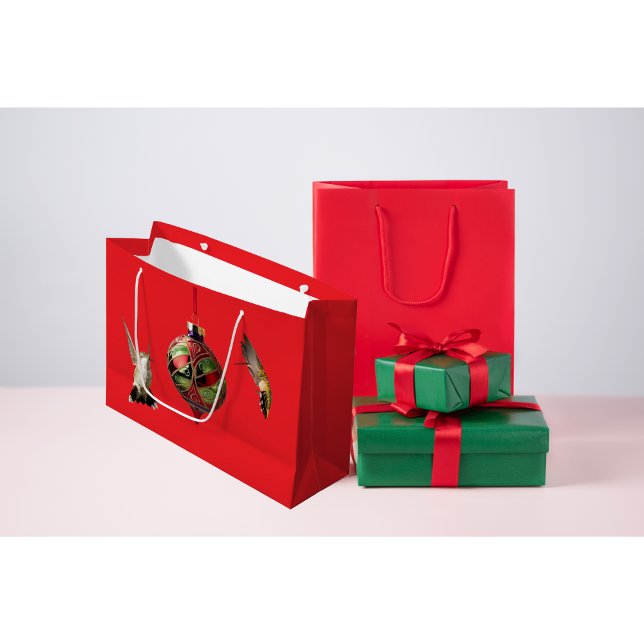 Hummingbird Christmas-Geschenktasche Große Geschenktüte (Von Creator hochgeladen)