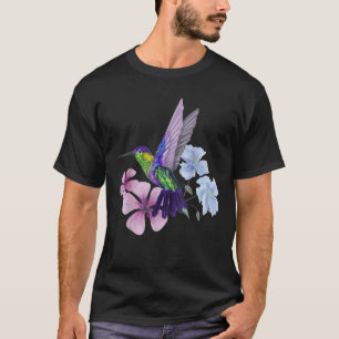 Hummingbird Colibri Snowcap Bird Blume Tropical T-Shirt