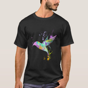 Hummingbird Colorful Bird Wildlife Nature T-Shirt