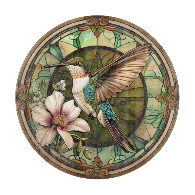Hummingbird Cutting Board Schneidebrett (Vorderseite)