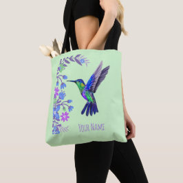 Hummingbird Design Botanische Blume Vogelliebhaber