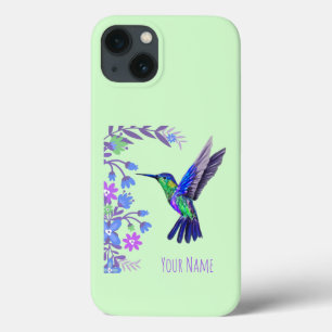 Hummingbird Design Botanische Blume Vogelliebhaber Case-Mate iPhone Hülle